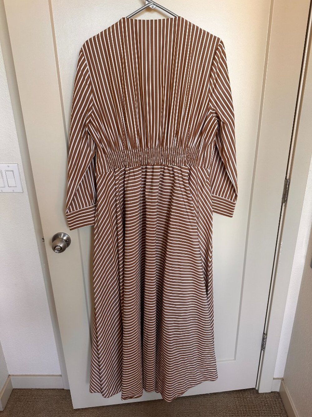 Tuckernuck Brown Striped Dress XL - Picture 3 of 5